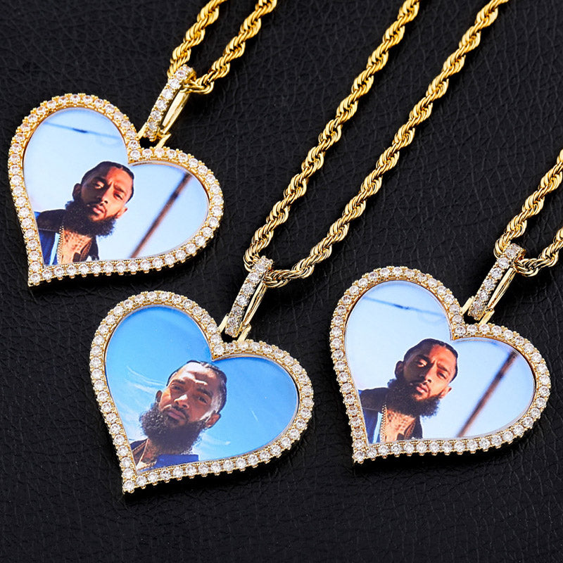 Heart Photo Pendant