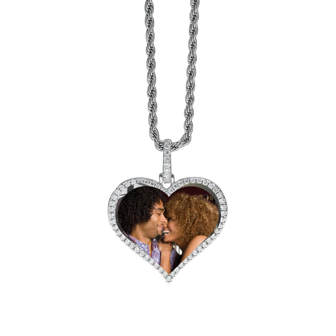 Heart Photo Pendant