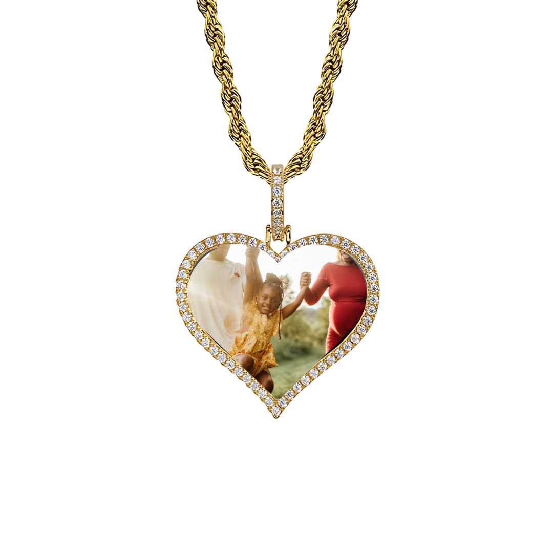 Heart Photo Pendant