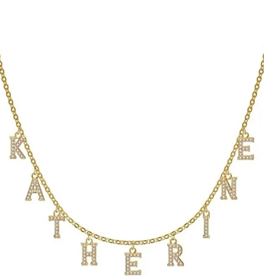 INITIAL NAME NECKLACE