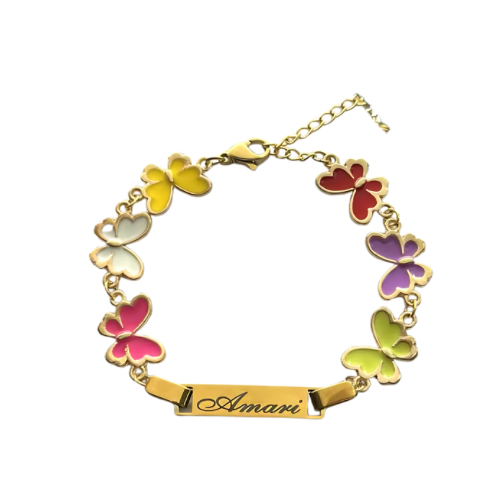 Butterfly Kids Custom Bracelet