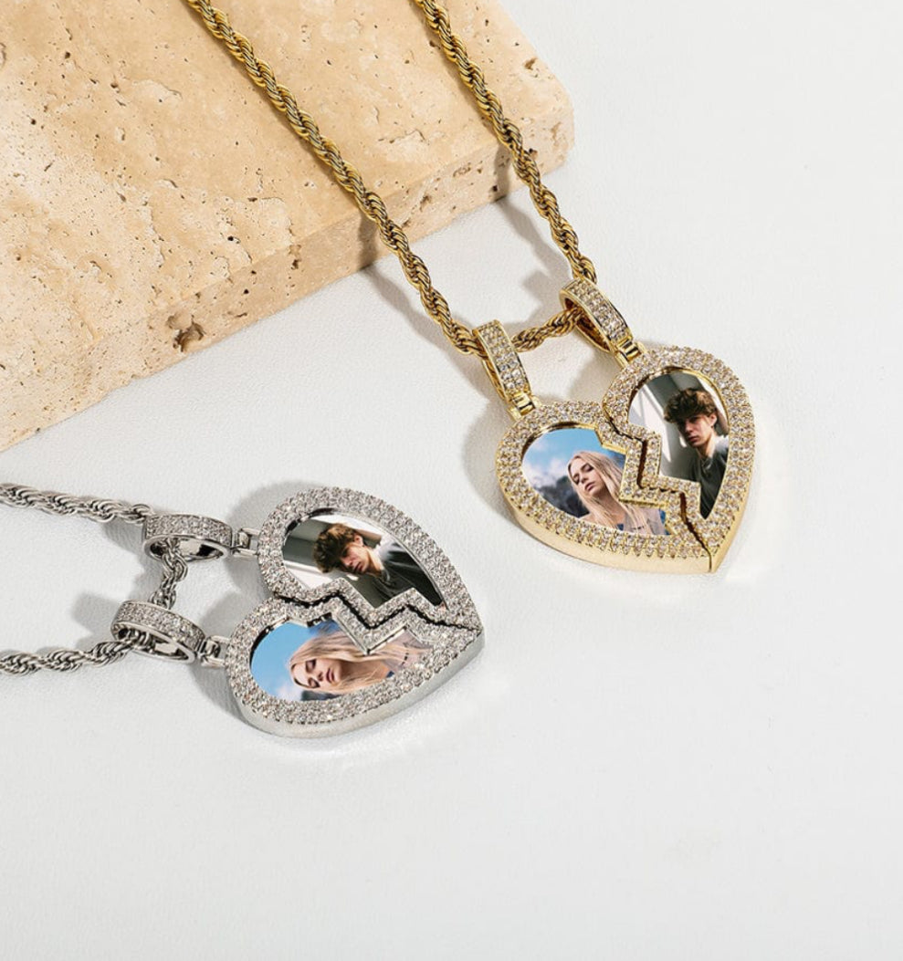 In My Heart Photo Pendant Necklace