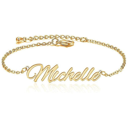 Nameplate Anklet - Jewel Hunts